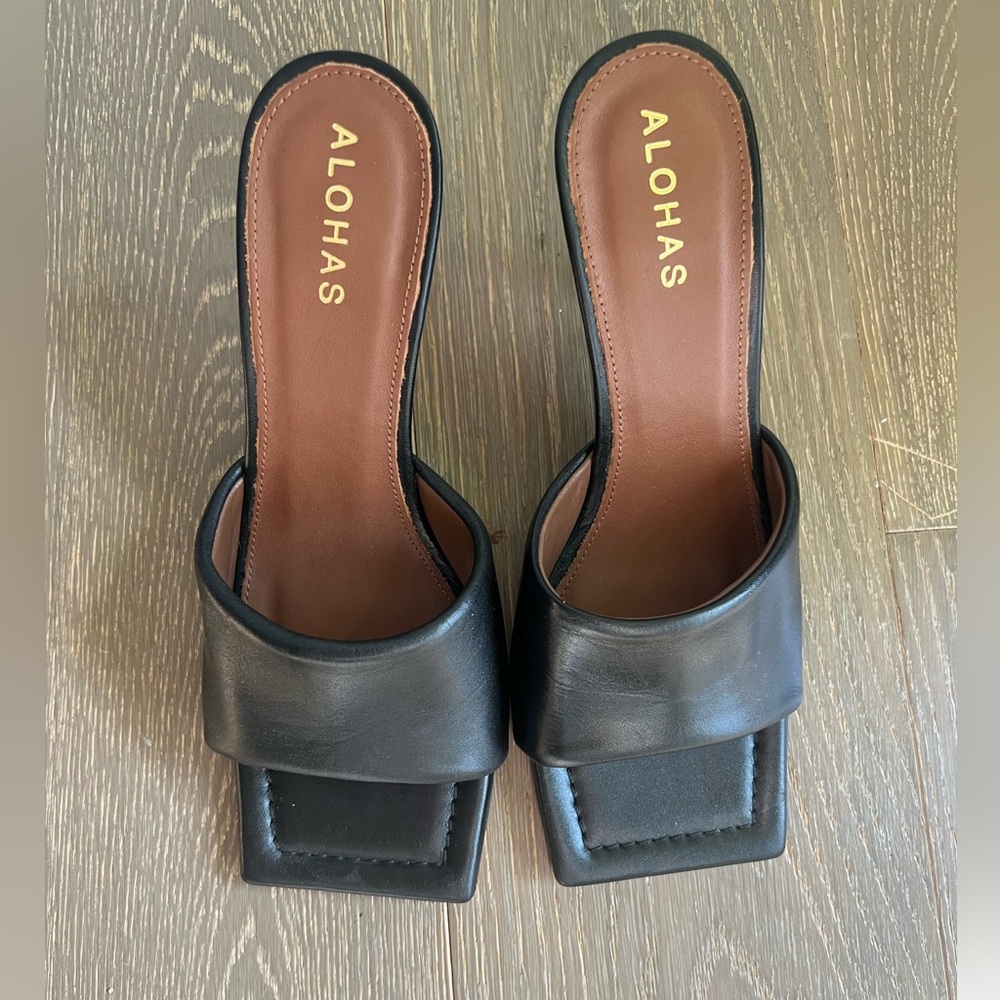 ALOHAS Puffy Mule in Black, Size 37 - Picture 3 of 7